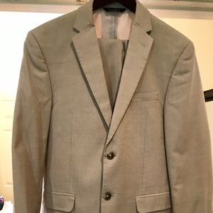 Men's Jos. A. Bank Tan Suit 40R Slim Fit